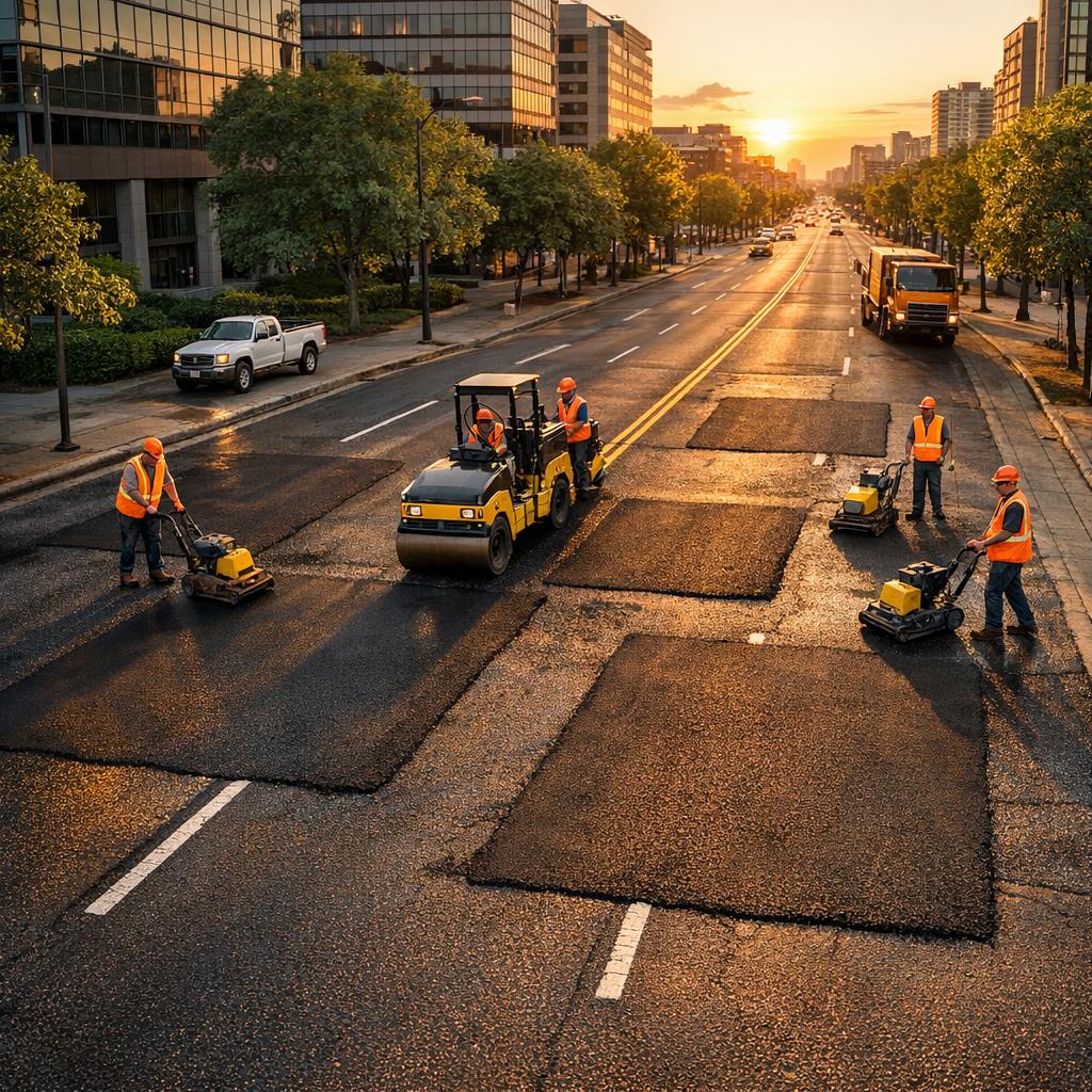Wenn Asphalt repariert wird: Welche Faktoren entscheiden über Kosten und Haltbarkeit?
